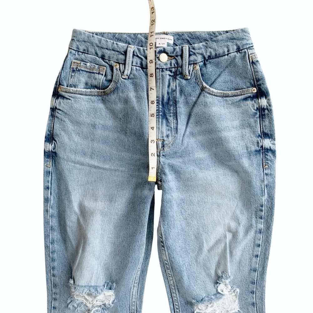 GOOD AMERICAN Good Icon Straight Leg Jeans! Retail$155 - Picture 4 of 9